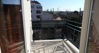 T2 classé 3***-46m2 calme et sécurisé-Grand garage-mer à 10mn.à pied-gare à 400m