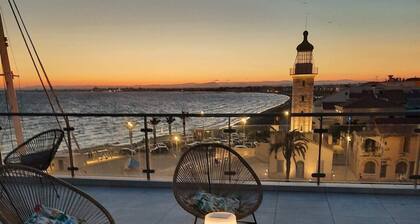 Le Phare du Grau : Duplex dâexception, rooftop 100 mÂČ vue mer panoramique