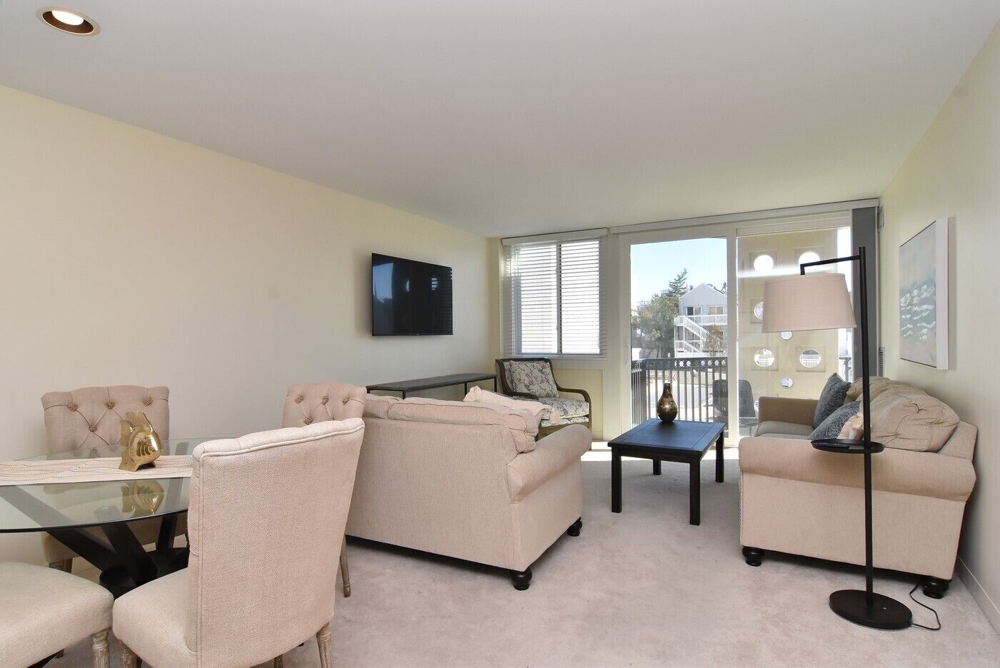 2 bed 1 bath condo walking distance to the sand!