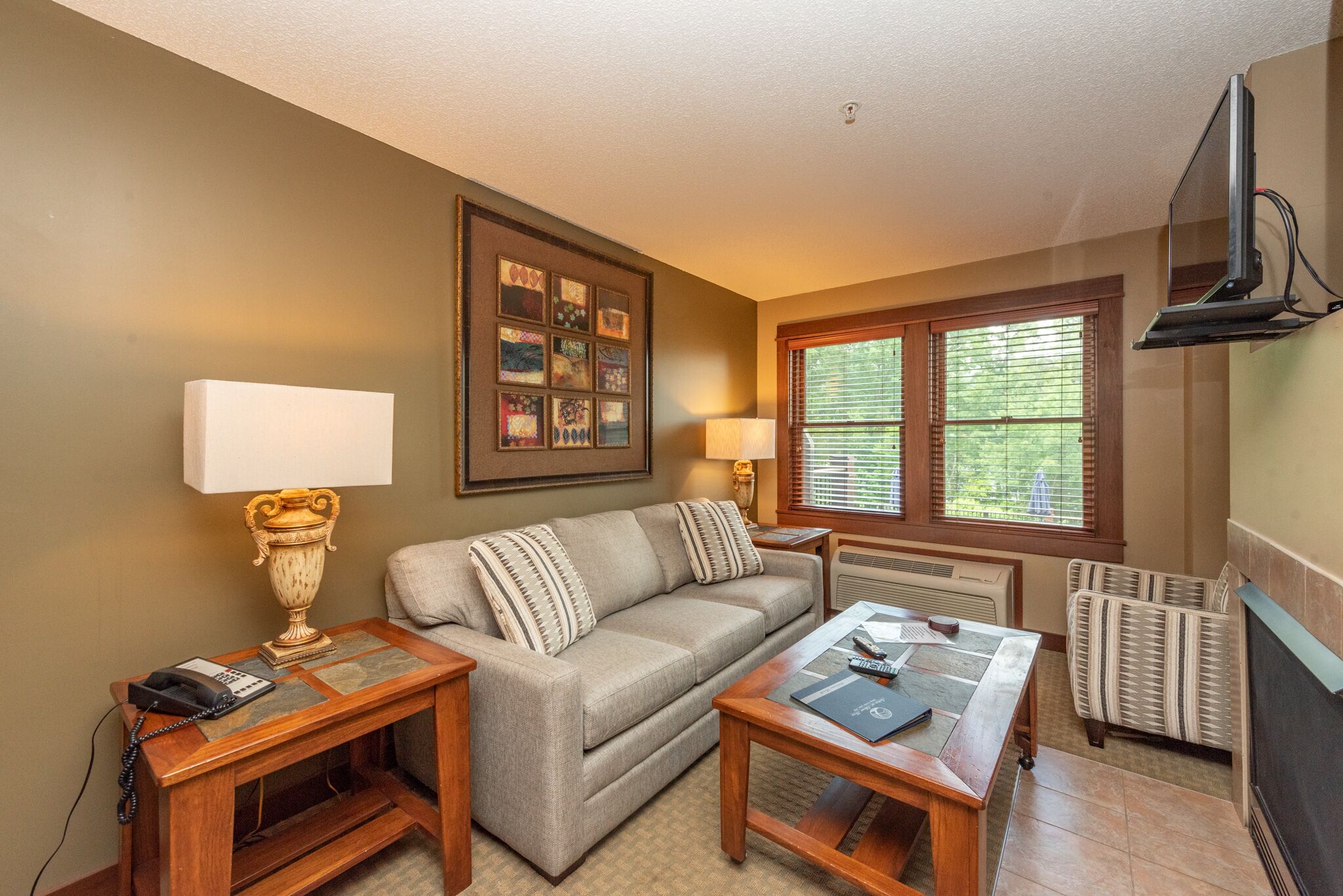 Suites at Silver Tree A121: Lakeview suite, one bedroom, private balcony, easy a