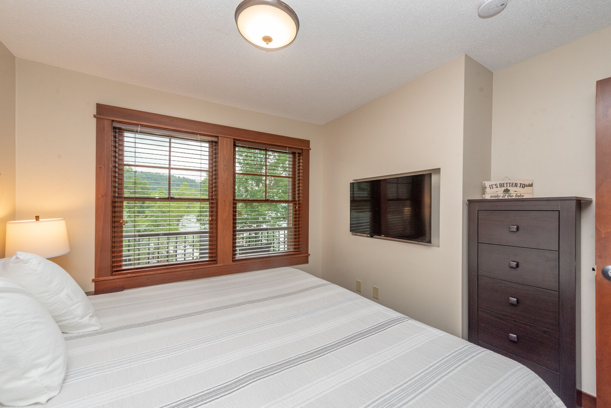 Suites at Silver Tree A205: One bedroom lake view suite, kitchenette & private b