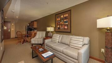 Télévision, cheminée, jeux vidéo, lecteur de DVD