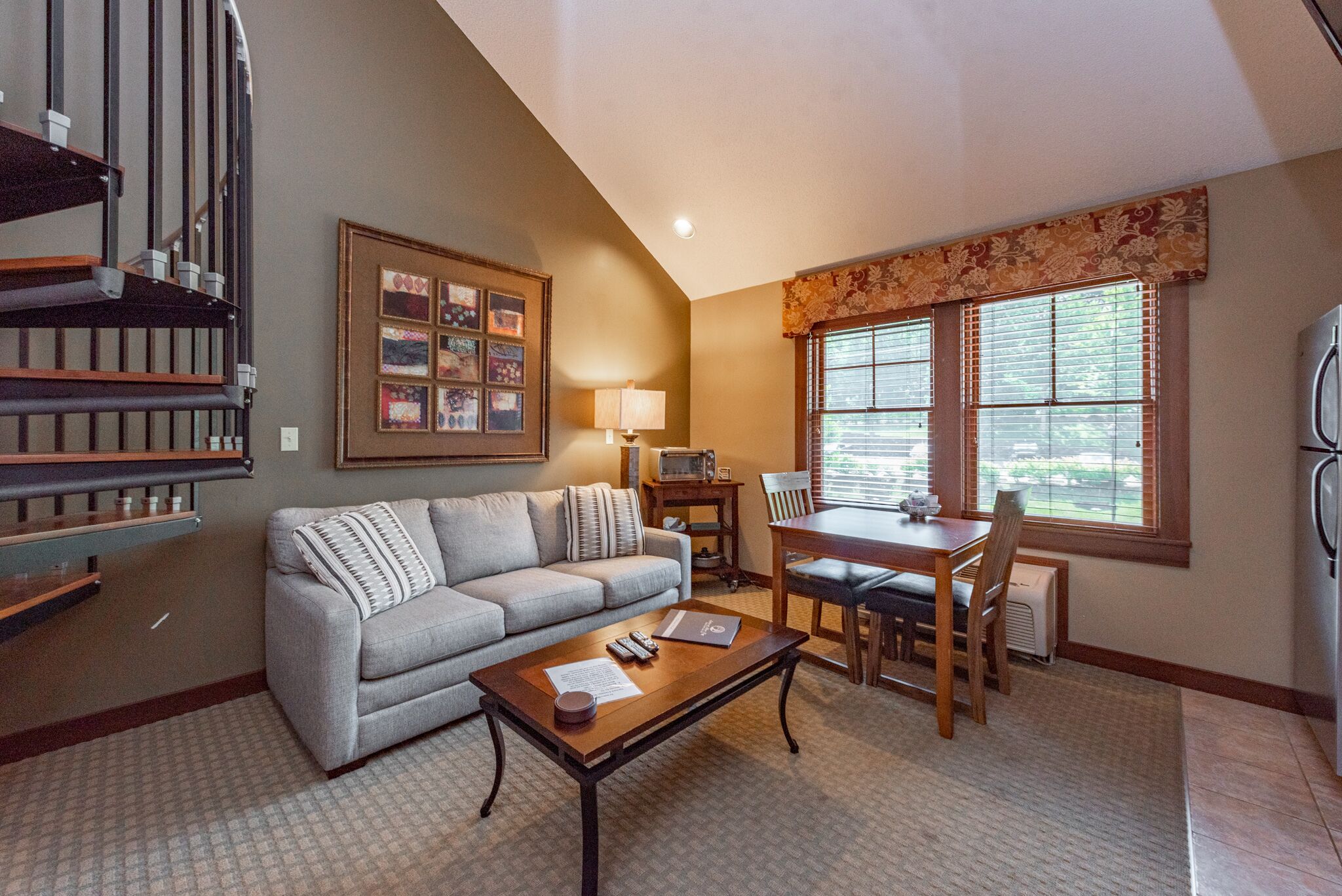 Suites at Silver Tree A314: Studio and Loft Suite with Free WIFI and Fireplace!