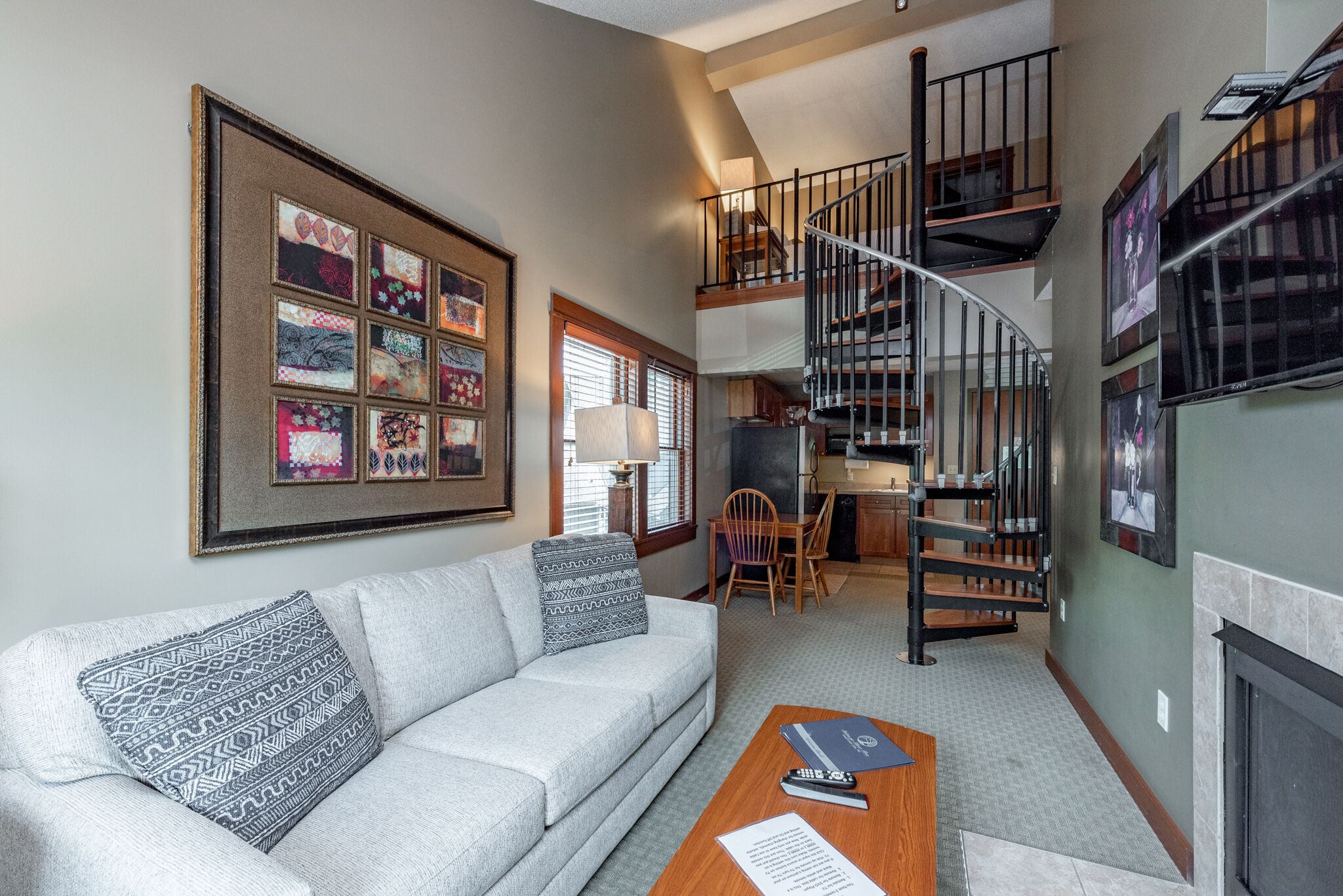 Suites at Silver Tree A318: One Bedroom with Loft Suite, Includes Fireplace and