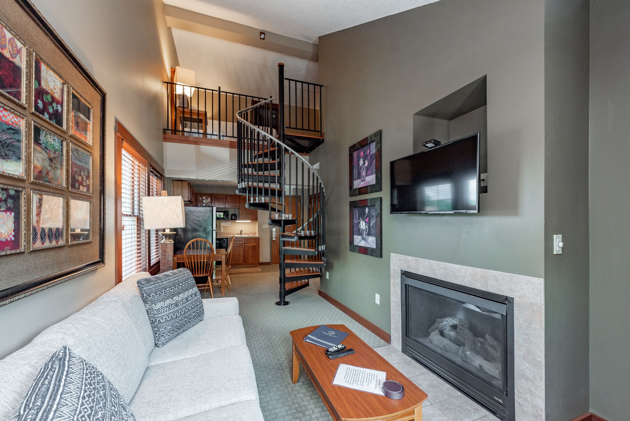 Suites at Silver Tree A318: One Bedroom with Loft Suite, Includes Fireplace and