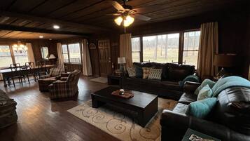 TV connectée, cheminée