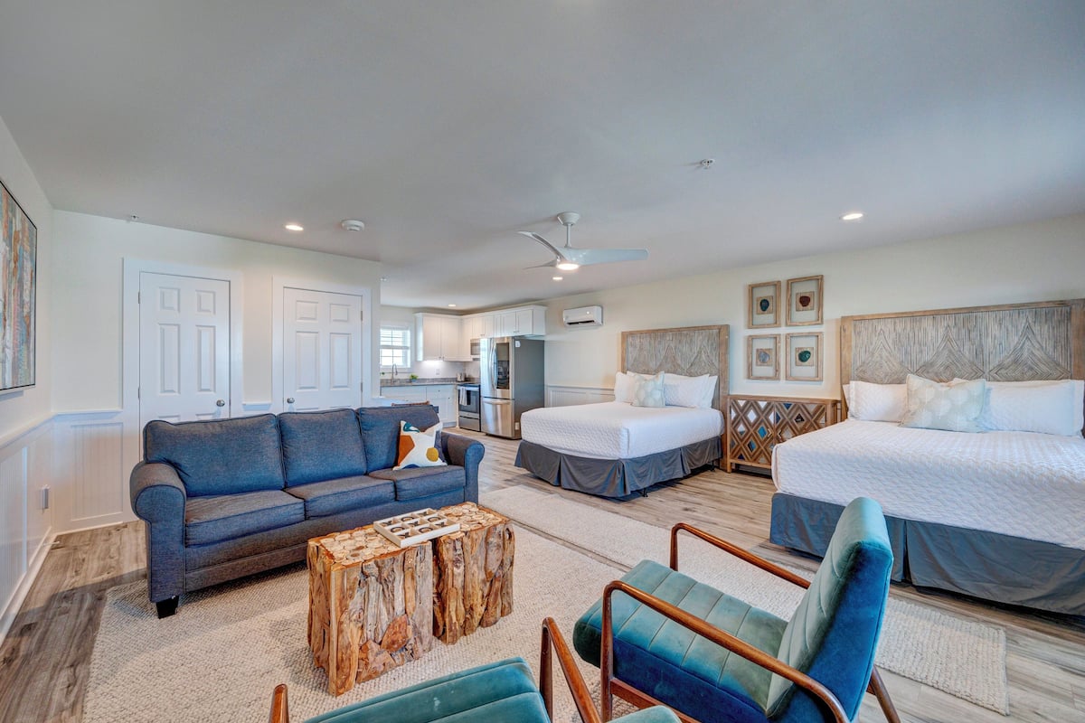 Premium bedding, pillow-top beds, individually decorated