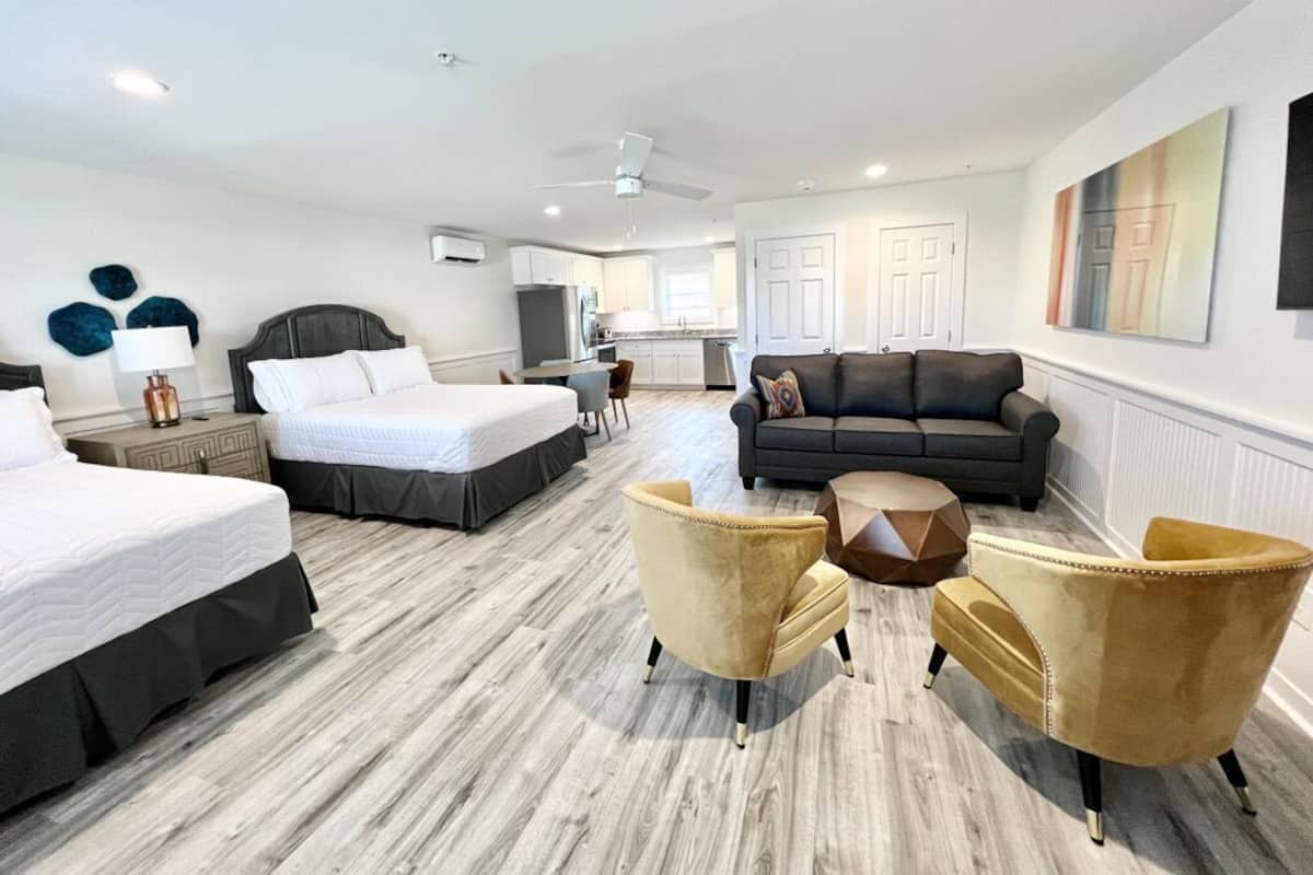 Premium bedding, pillow-top beds, individually decorated