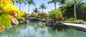 Mauna Lani Palm Villas D2 Corner Unit with Views of Historic Lava Fields