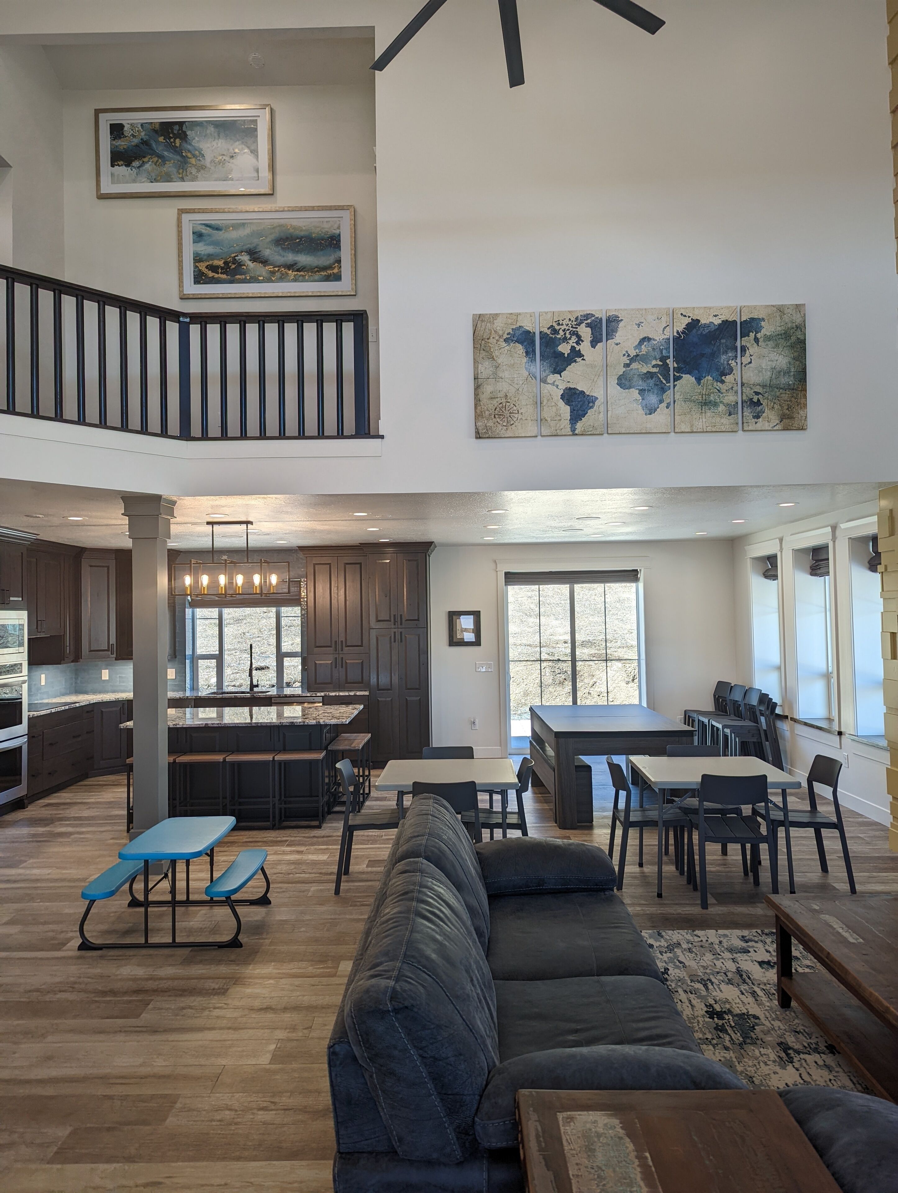 New spacious family friendly home! Hot tub, play room, pebble ice, pool table!  