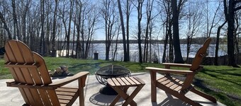 Ferguson Farmhouses on Oak Lake with 176 feet of shoreline in Kerrick Minnesota.