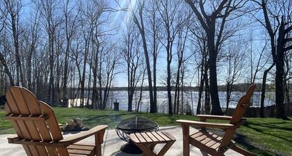 Ferguson Farmhouses on Oak Lake with 176 feet of shoreline in Kerrick Minnesota.