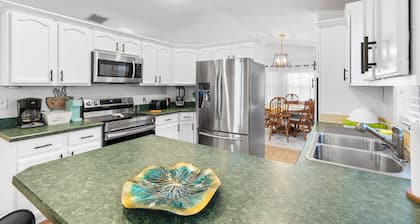 Backyard retreat with BBQ Patio & game room
