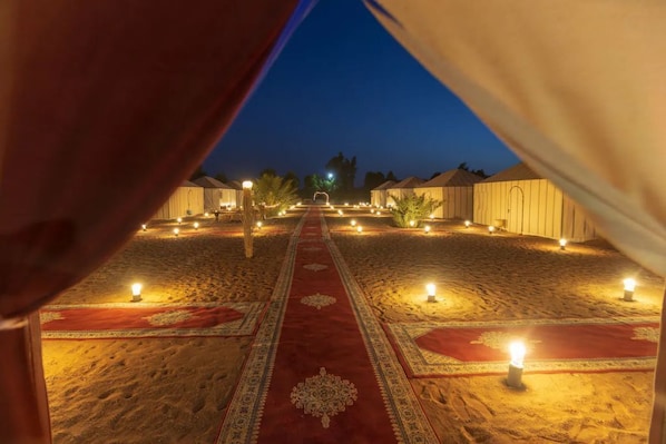 Espace banquet en plein air