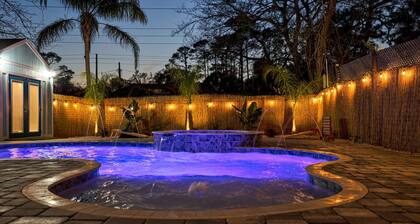 Classic Beach Bungalow with Casita and Heated Pool