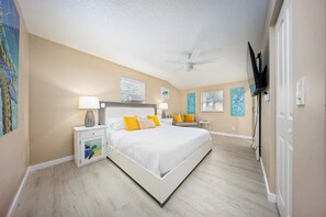 4 bedrooms, iron/ironing board, travel cot, free WiFi