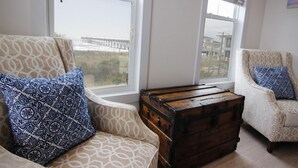 Duplex, 3 Bedrooms | Living room - Bali Sunrise by Sea Scape Properties (Wrightsville Beach)