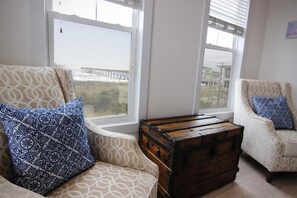 Duplex, 3 Bedrooms | Living room - Bali Sunrise by Sea Scape Properties (Wrightsville Beach)