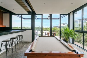 Billiards - 3 Story Home with Private Roof Pool and Tropical Views (Tulum)