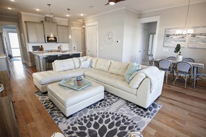 Duplex, 3 Bedrooms | Living room - Seagull Street Duplex by Sea Scape Properties (Wrightsville Beach)