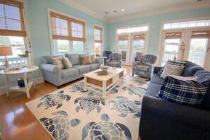 Condo, 4 Bedrooms | Living room - Heron's Nest by Sea Scape Properties (Wrightsville Beach)