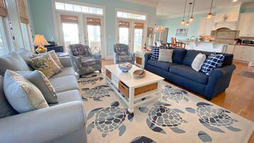 Condo, 4 Bedrooms | Living room