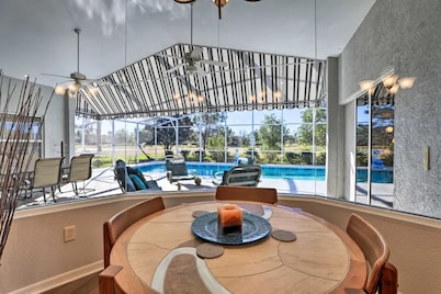 Solar Heated Private Pool & Lanai On Golf Course!