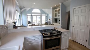 Duplex, 4 Bedrooms | Private kitchen | Oven, cookware/dishes/utensils - Salty Dog by Sea Scape Properties (Wrightsville Beach)