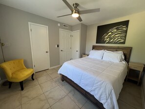2 bedrooms, iron/ironing board, free WiFi, bed sheets