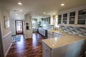 House, Multiple Beds | Private kitchen | Oven - Dock House by Sea Scape Properties (Wrightsville Beach)