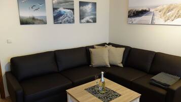 TV, DVD player, stereo