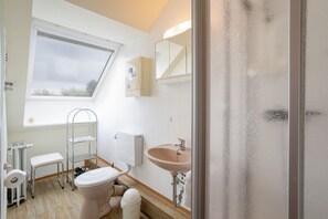 Douche, séchoir à cheveux