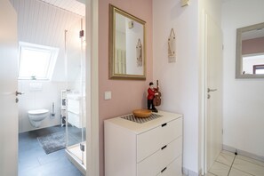 Shower, hair dryer