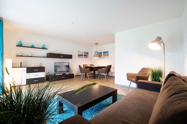 Télévision, lecteur de DVD, chaîne hi-fi