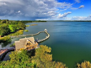 منظر من الجو على ارتفاع عالٍ