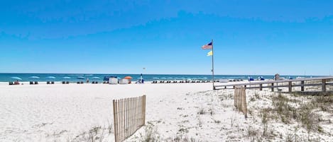 On the beach