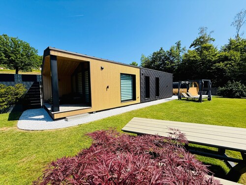 Chalet 'Voralpen Lodge' avec espace spa, vue sur les montagnes et Wi-Fi - Réservé aux adultes