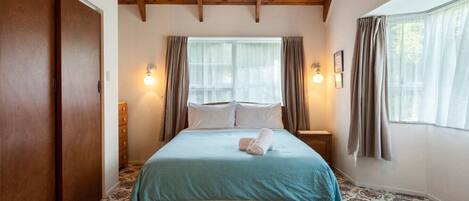 4 slaapkamers, een strijkplank/strijkijzer, wifi, beddengoed