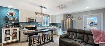 Newly Remodeled Interior is Warm and Inviting. 10 minutes from town.