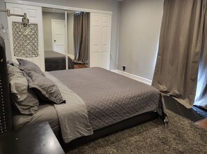 3 bedrooms, iron/ironing board, cribs/infant beds, travel crib