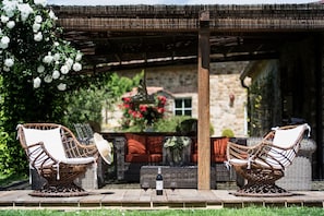 Terrace/patio - Wonderful Villa in the heart of Chianti (Greve in Chianti)