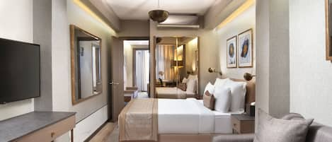 Two Bedroom Suite | Premium bedding, minibar, in-room safe, iron/ironing board