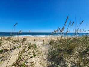 Una spiaggia nelle vicinanze