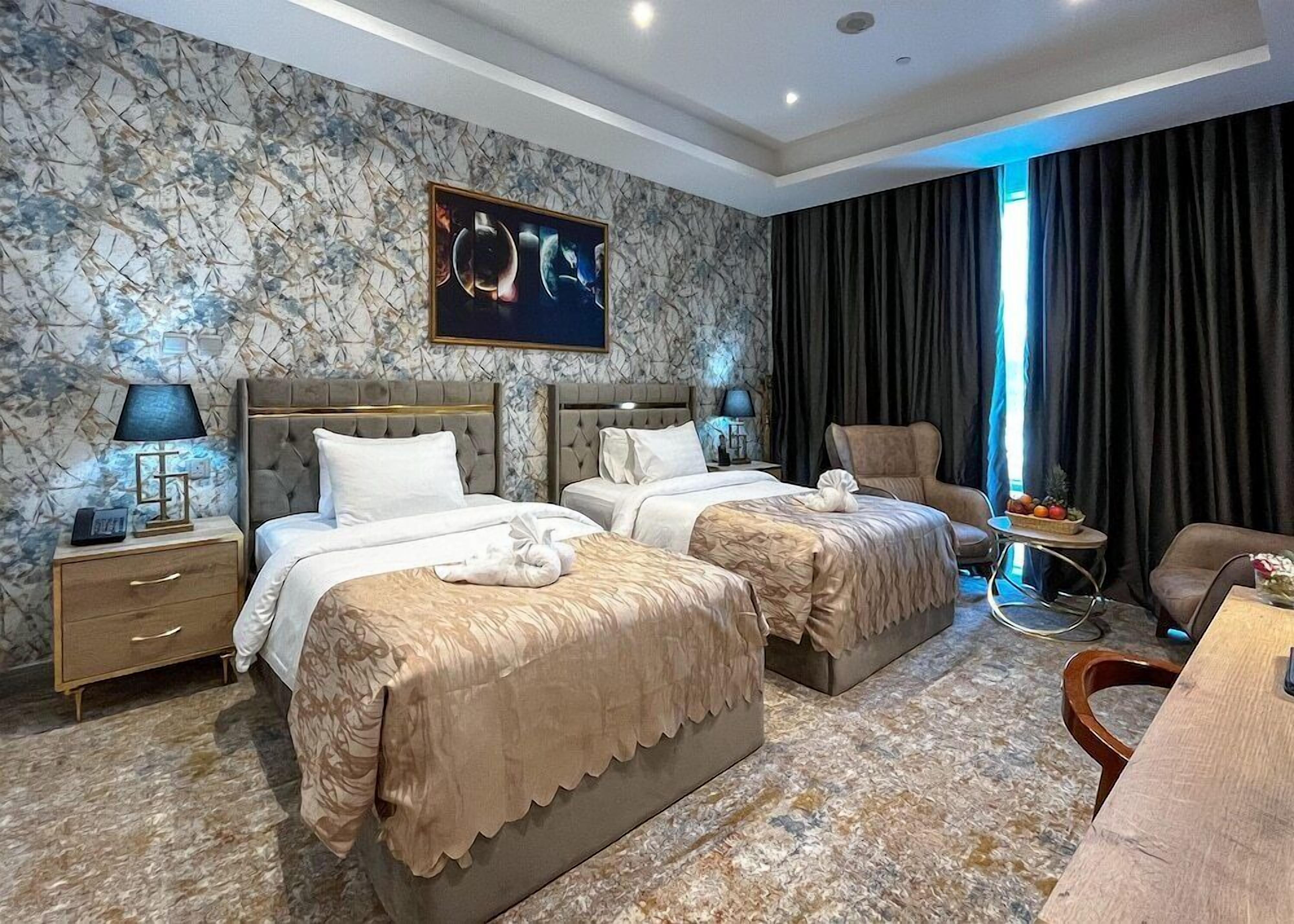 Premium bedding, down duvets, in-room safe, soundproofing