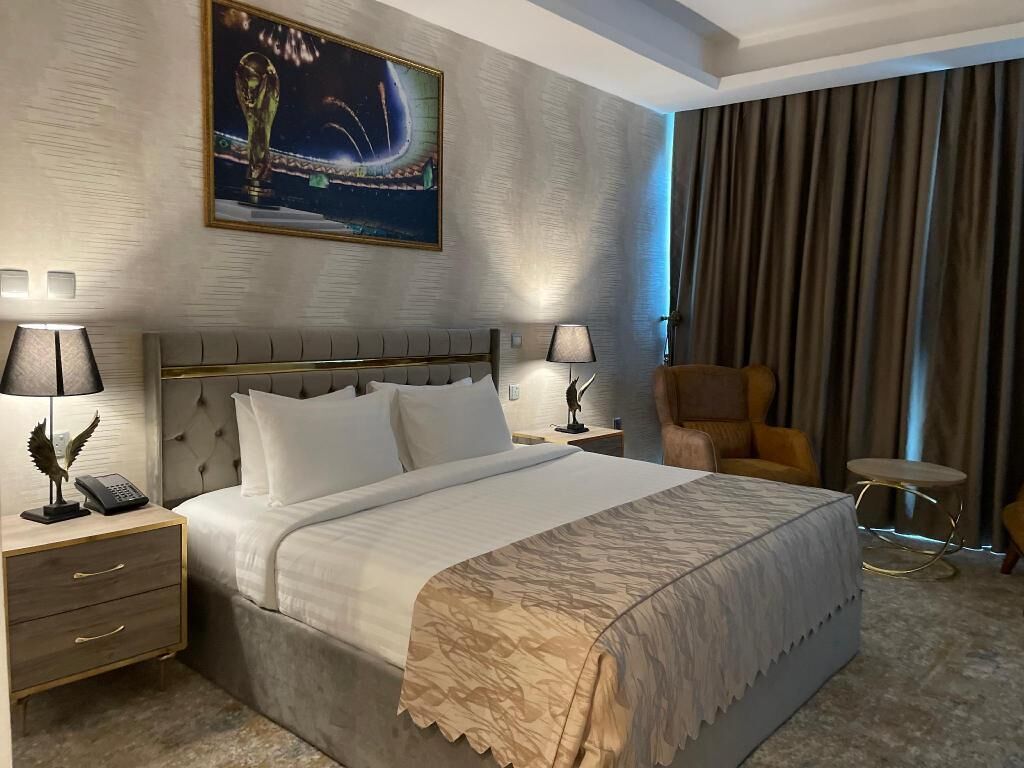 Premium bedding, down duvets, in-room safe, soundproofing