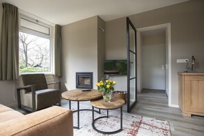 TV connectée, cheminée