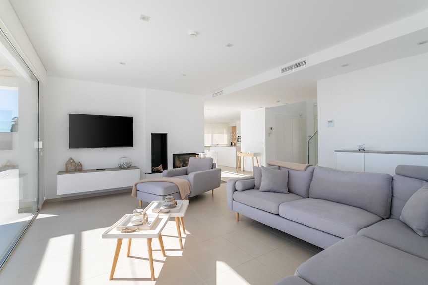 Luxusvilla Lizo Mit Traumhafter Aussicht, Pool, Terrasse & Wlan - Alicante