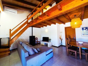 TV, fireplace, table tennis