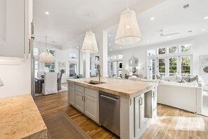 Interior - Private Pool, Lake Views , 6 Seat Golf Cart/LSV | Lake District Home in Watercolor, FL (Santa Rosa Beach)