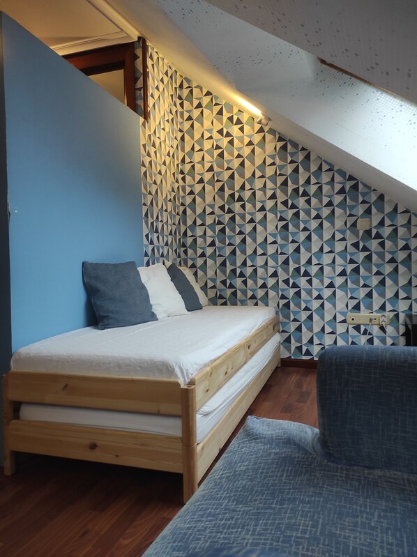 Chambre Double Familiale, vue plage